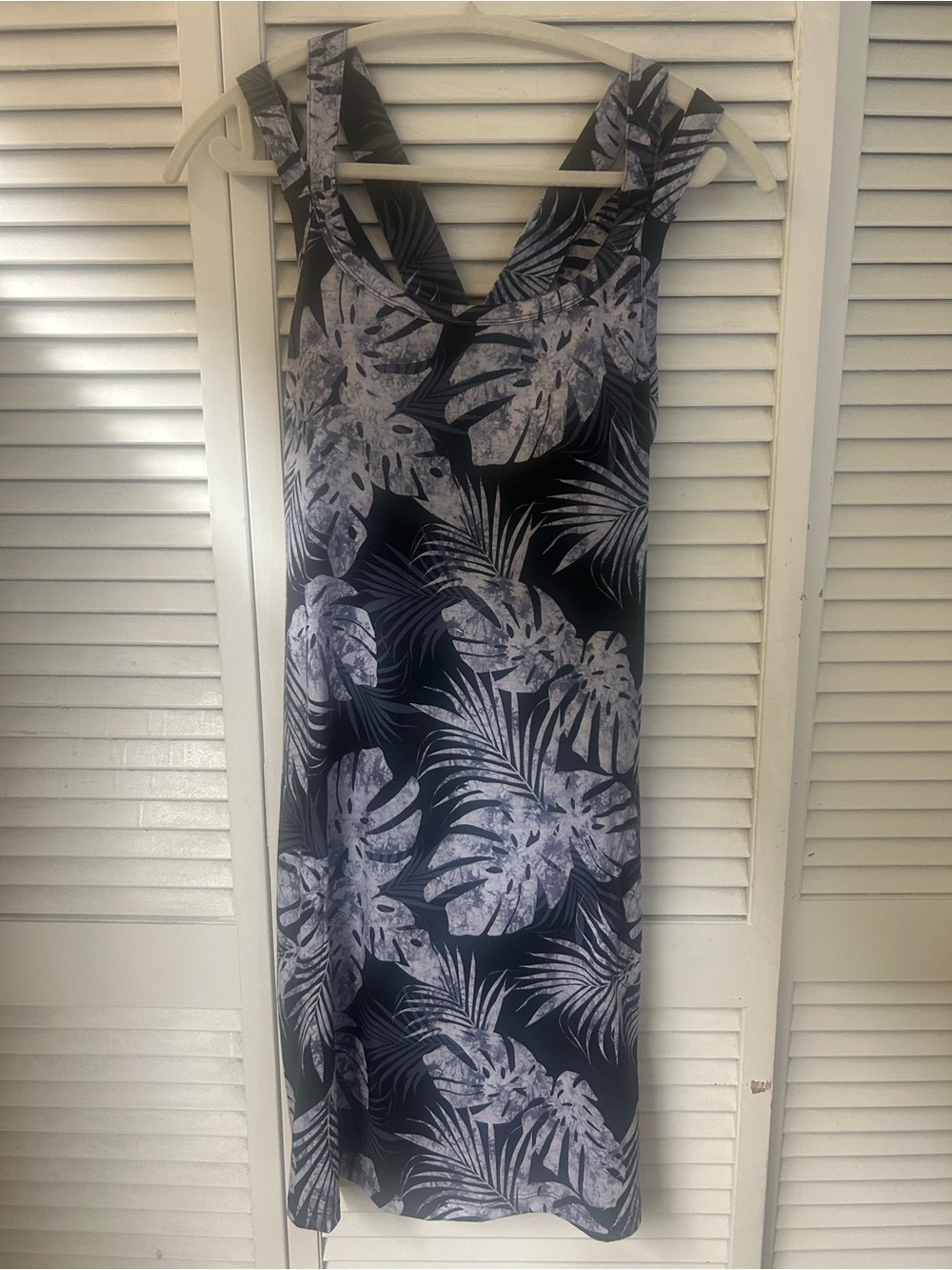 Zeroxposur‎ Tropical Leaf Print Razorback Dress -